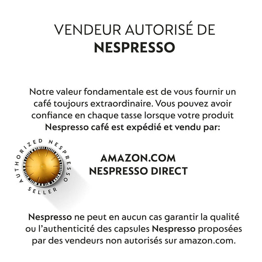 Nespresso Vertuo – Bundle 50 Capsules de Café Voltesso – Intensité 4 – Pour Espresso 40 ml – (5 étuis de 10)