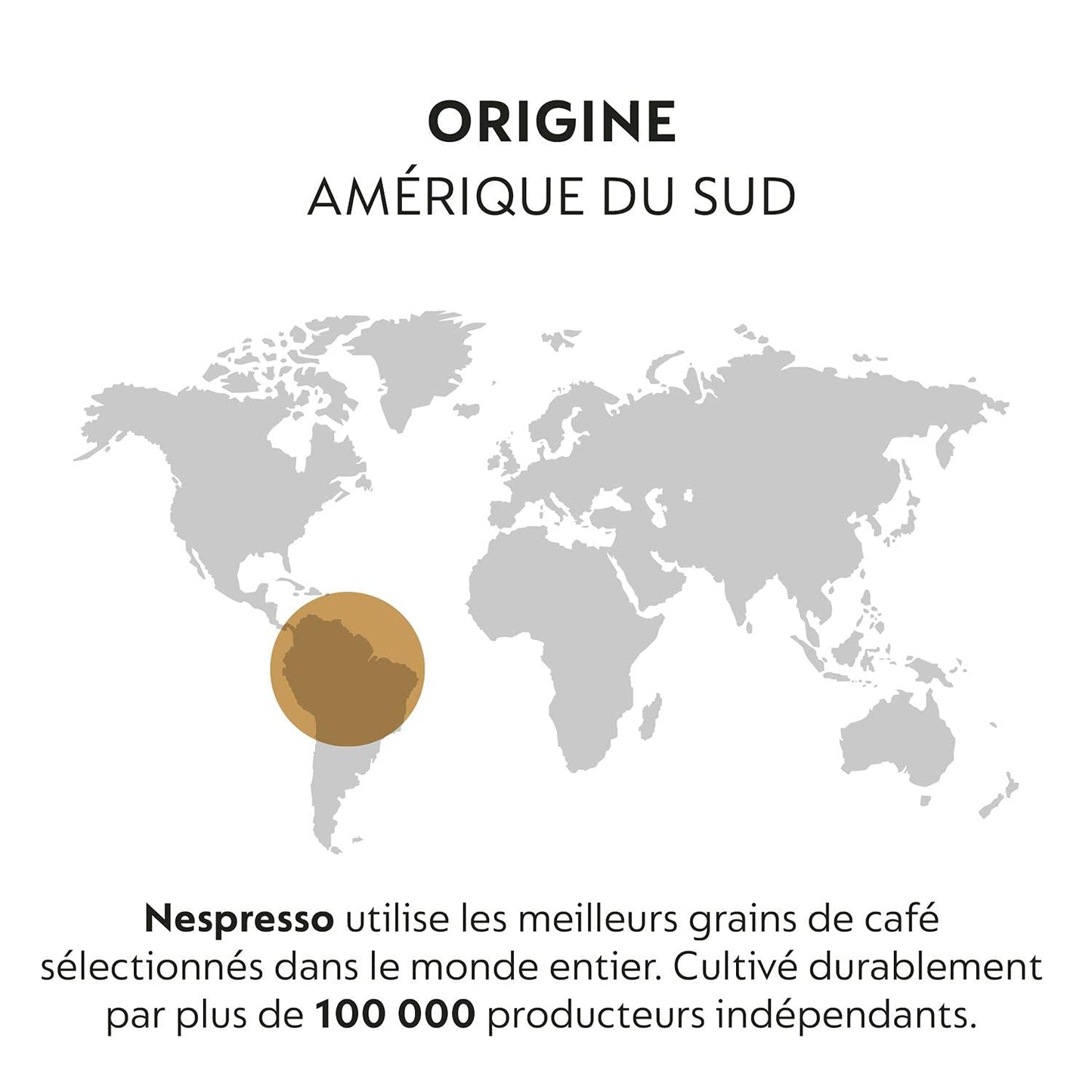 Nespresso Vertuo – Bundle 50 Capsules de Café Voltesso – Intensité 4 – Pour Espresso 40 ml – (5 étuis de 10)