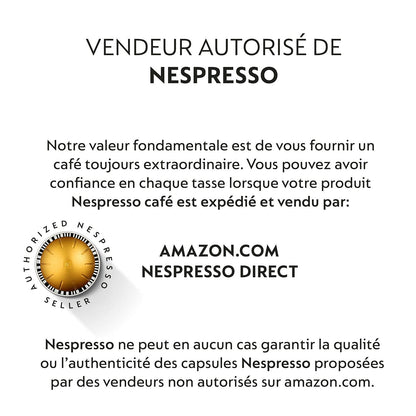 Nespresso Vertuo – Bundle 50 Capsules de Café Voltesso – Intensité 4 – Pour Espresso 40 ml – (5 étuis de 10)